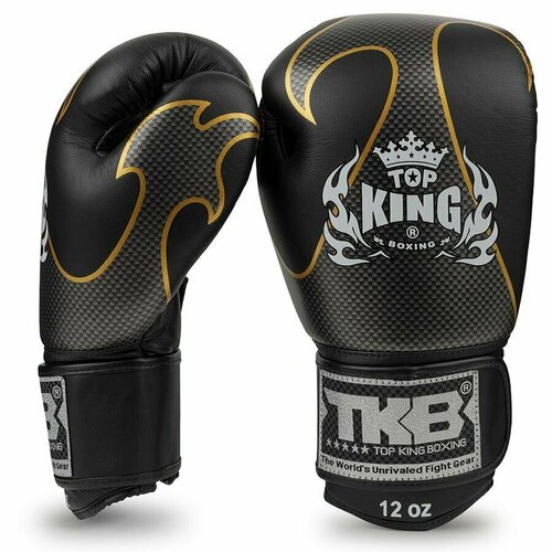 фото Боксерские перчатки tkb empower black silver 12 унций top king