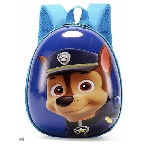 фото Рюкзачок детский 25*11*31 см синий/школьный рюкзак жесткий/щенячий патруль/портфель для мальчика академия красоты