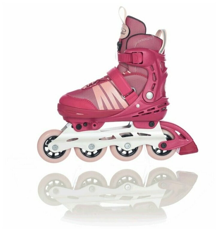 Раздвижные ролики HUDORA inline Skates Comfort, розовые, размер 29-34