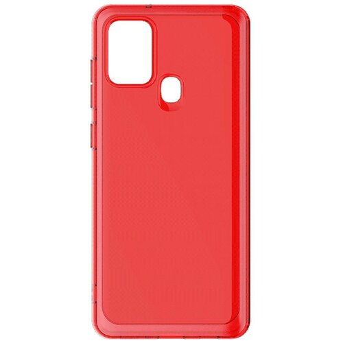 Чехол-накладка Araree A Cover для Samsung Galaxy A21s SM-A217F, красный матовый чехол mattecover для samsung galaxy a21s a217 силиконовый черный