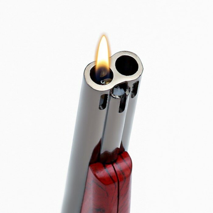 Зажигалка газовая "Двустволка", 3 х 11.5 см - фотография № 2