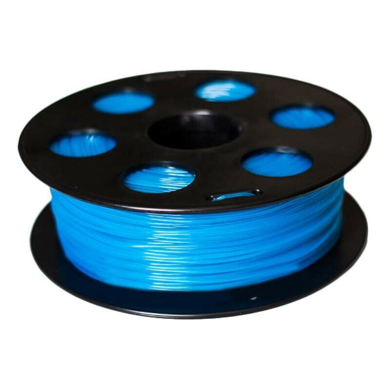 PETG пластик BestFilament, 1.75 мм, флуоресцентный голубой, 1кг.