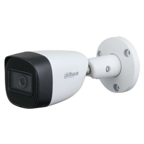 Уличная Видеокамера 5Мп мультиформатная TVI/AHD/CVI/CVBS с микрофоном и ИК-подсветкой цилиндрическая IP67 Dahua DH-HAC-HFW1500CMP-A-0280B