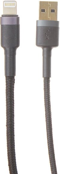 Кабель Baseus (CALKLF-BG1) USB/Lightning 1m (Grey/Black) - фото №12