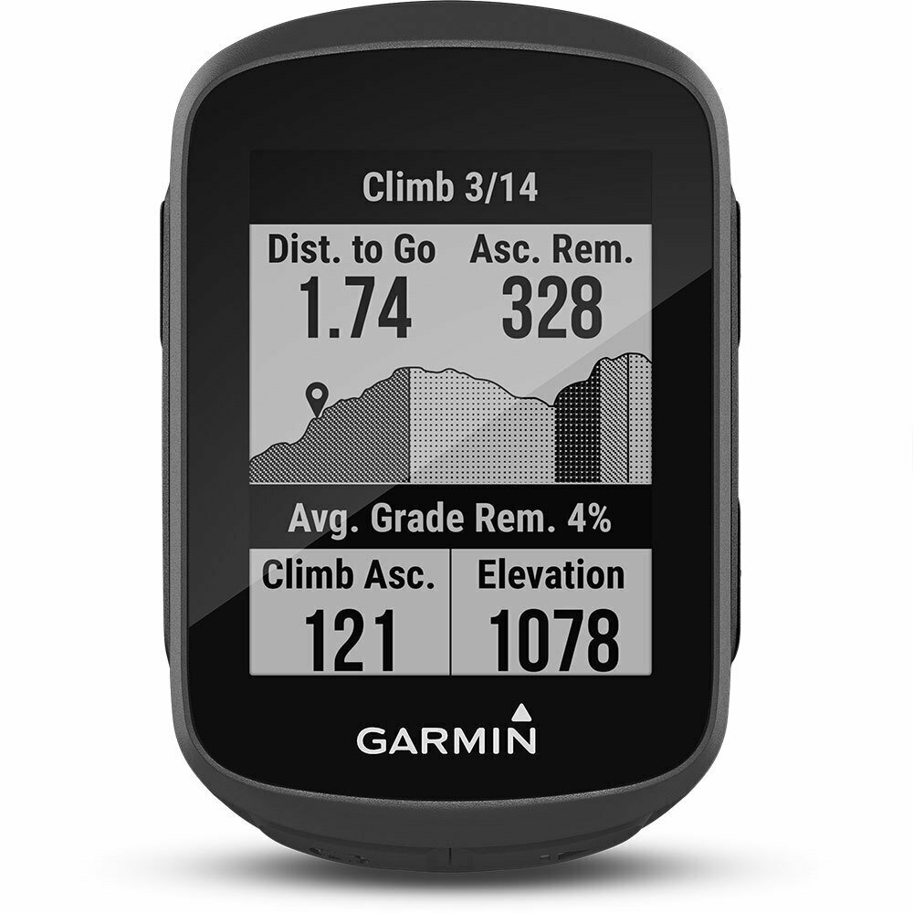 Велокомпьютер Garmin Edge 130 Plus, черный