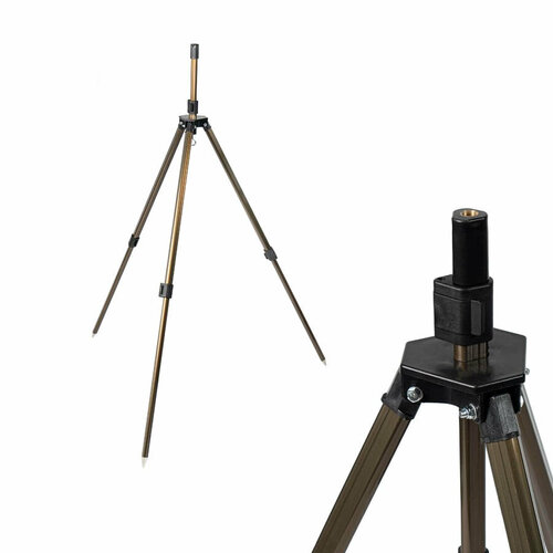 подставка тренога телескопическая для 4 фидерных удилищ до 140 см Подставка-тренога 1,2м (с резьбой)