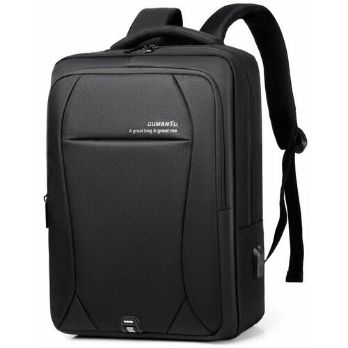 Рюкзак для ноутбука 15,6 с разъёмом USB, защитой от воды и антивором, черный