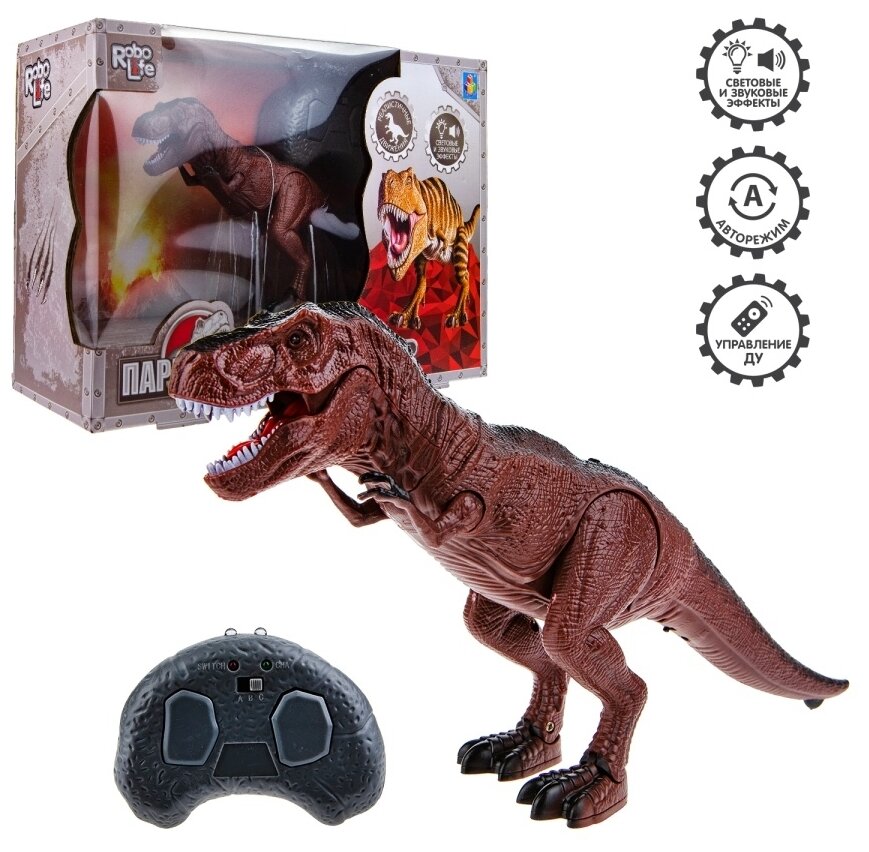 Интерактивная игрушка 1TOY Робо-Тираннозавр - фото №2