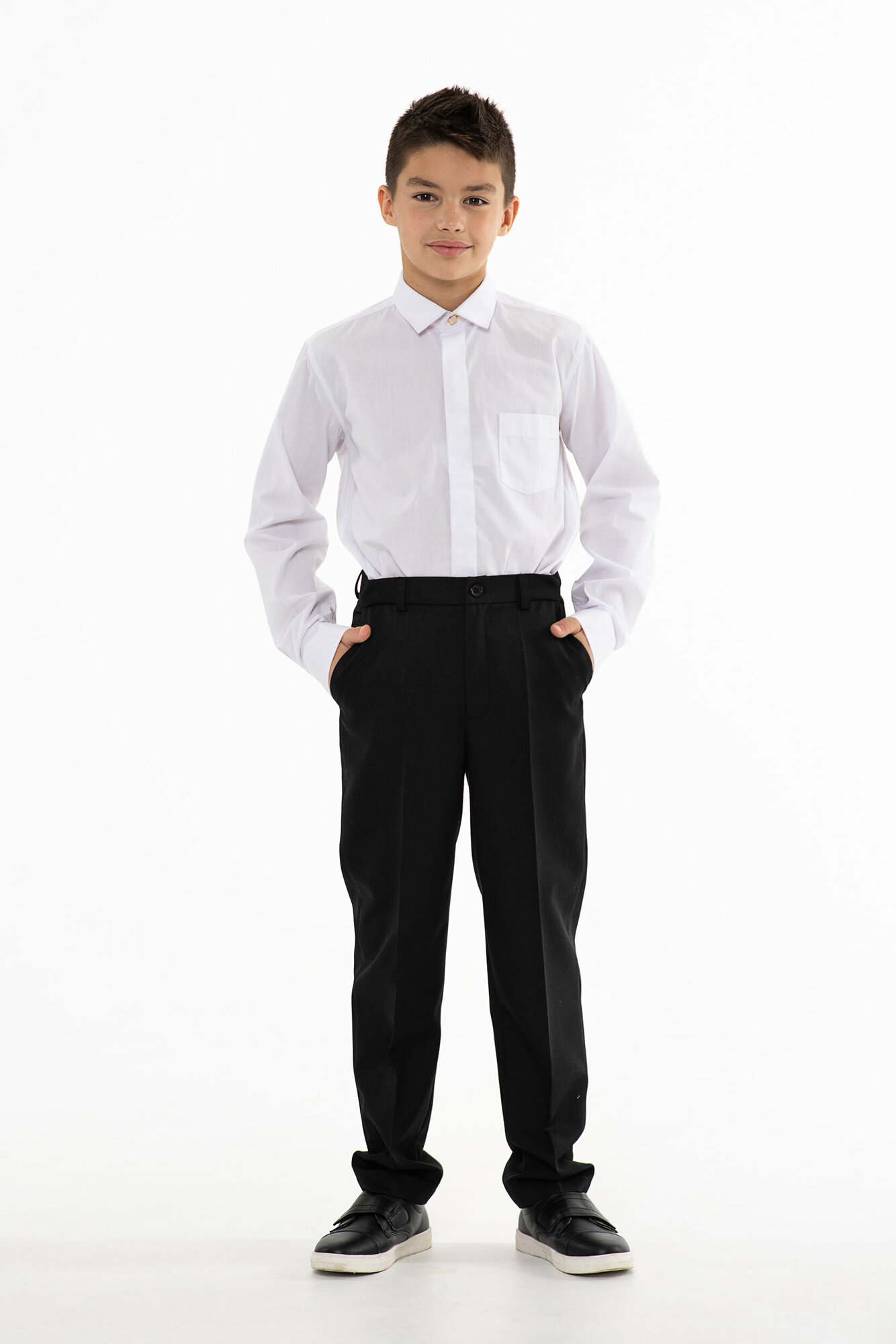Школьные брюки для мальчика Инфанта модель 709155