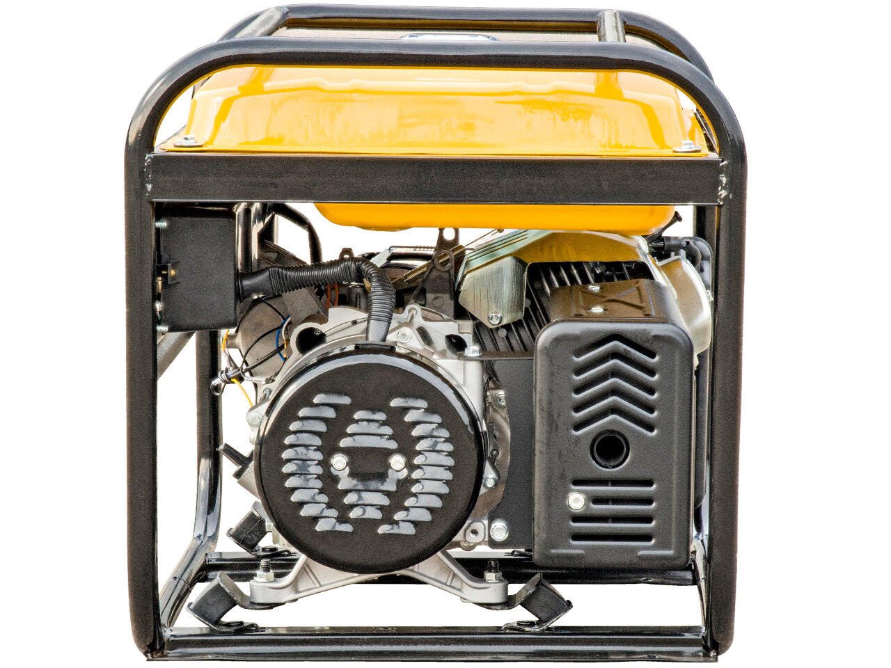 Генератор бензиновый (бензогенератор) 5.5 кВт 220В, ручной стартер Одноцилиндровый, 4 тактный, с принудительным воздушным охлаждением 8024832 - фотография № 5