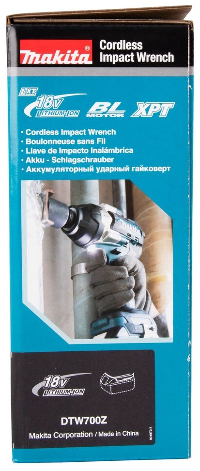 Аккумуляторный гайковёрт MAKITA DTW700Z - фотография № 4