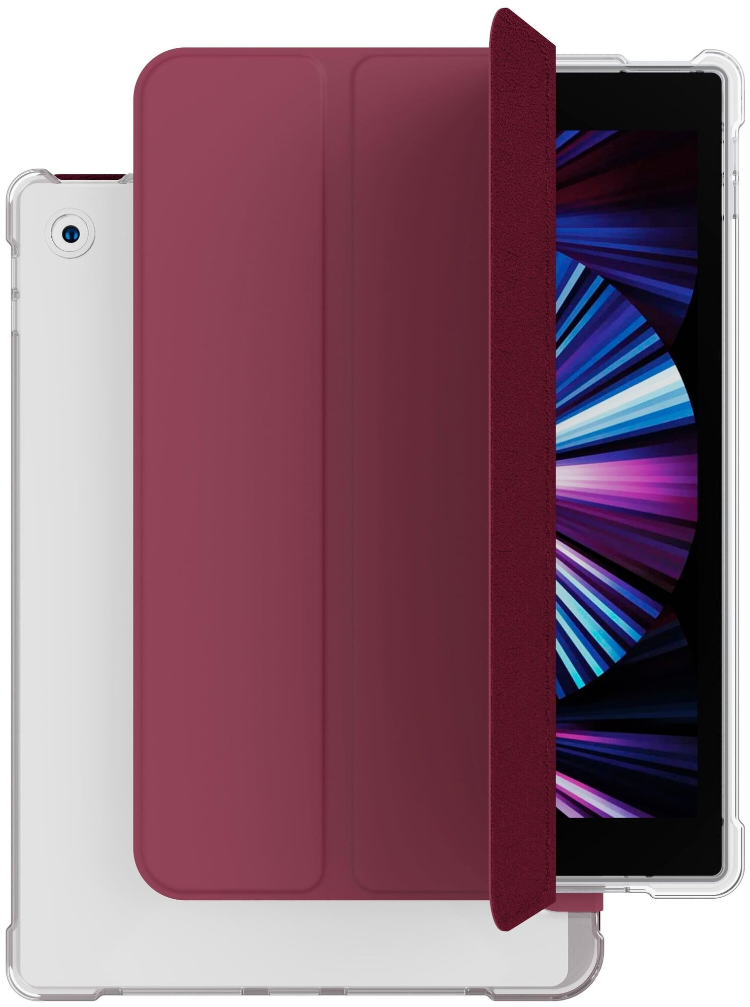 Чехол VLP Dual Folio для iPad 10.2" 2021, Marsala [vlp-PCPAD789-MS]