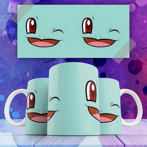 Кружка аниме Покемон Pokemon Сквиртл 330 мл