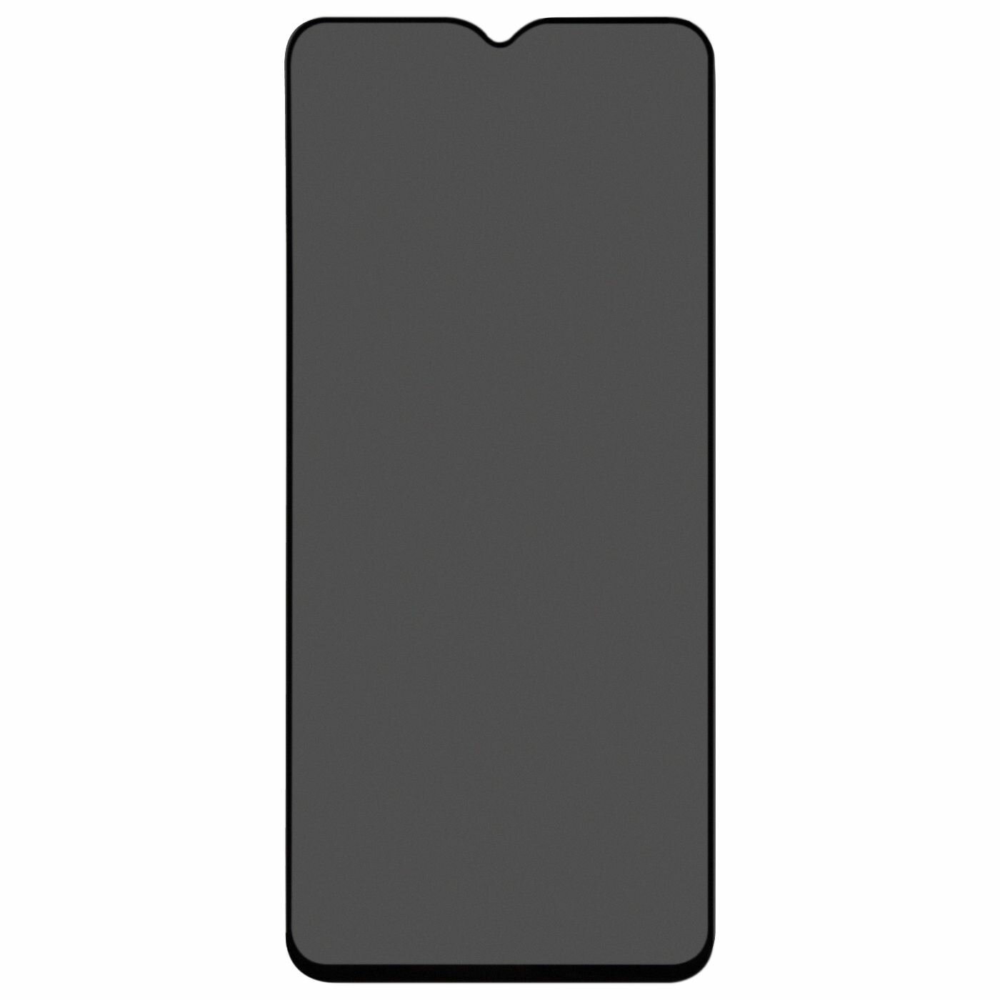 Защитное стекло антишпион Infinix Smart 6 NFC Full Screen tempered glass FULL GLUE Privacy, черный