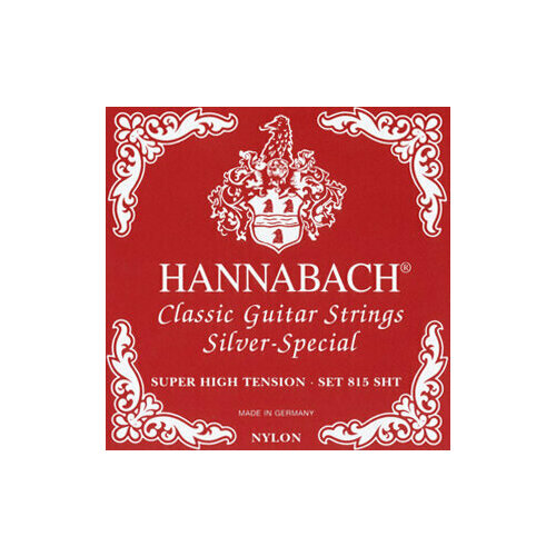 Струны для классической гитары Hannabach 815SHT Red Silver Special струны для классической гитары hannabach 728mt black custom made