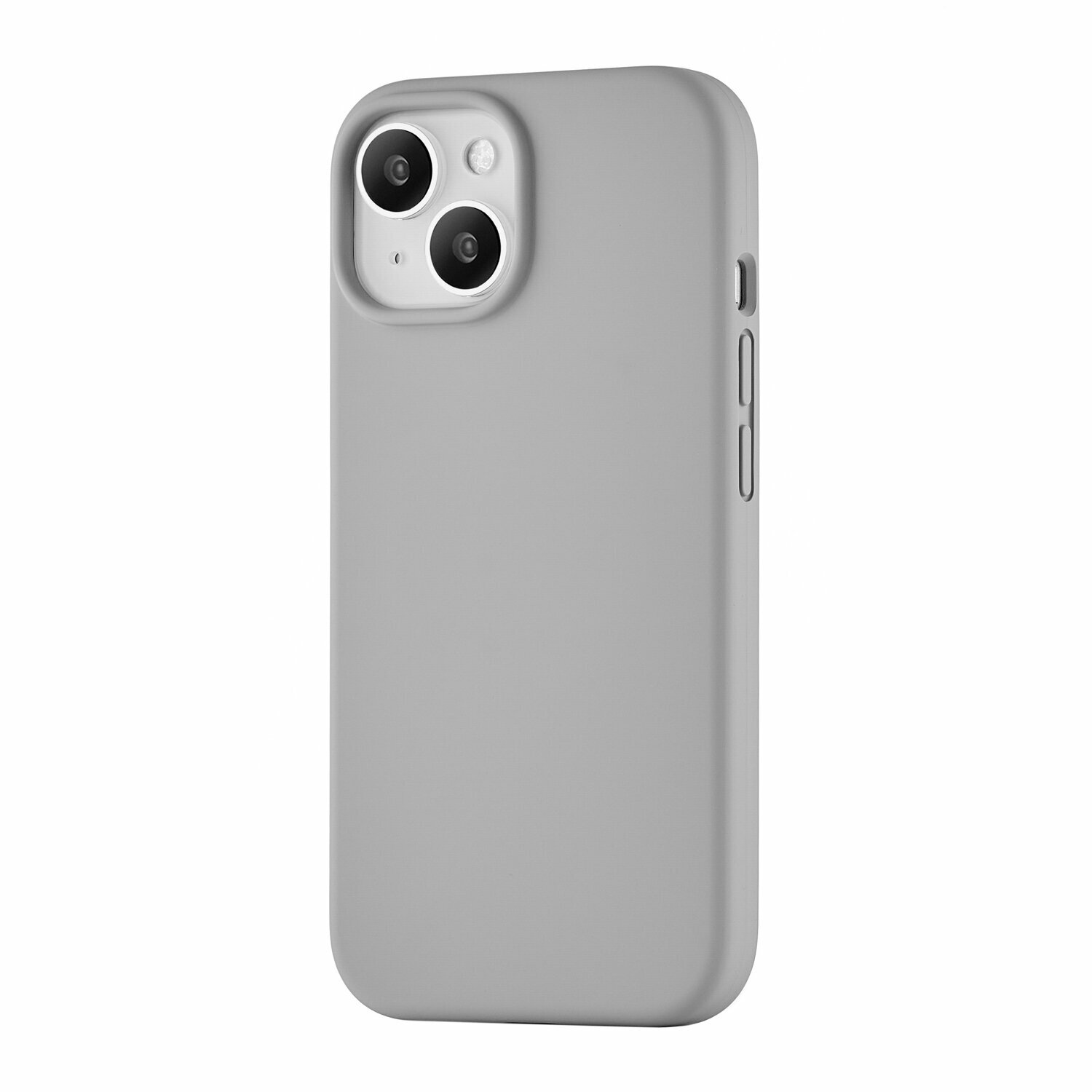 Силиконовый чехол uBear для iPhone 15, Touch Mag Case, MagSafe, серый .