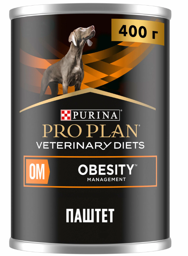 Влажный корм для собак Pro Plan Veterinary Diets Obesity Management, при ожирении 400 г