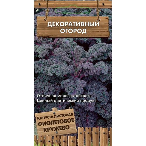 Капуста поиск Фиолетовое кружево Декоративный огород листовая 0,1 г