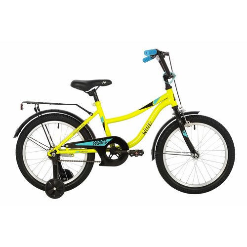Детский велосипед Novatrack Wind 18 V-brake, год 2022, цвет Зеленый