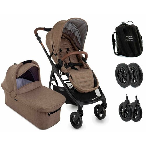 Детская коляска 2-в-1 Valco Baby Snap 4 Ultra Trend + Sport pack, цвет Cappuccino