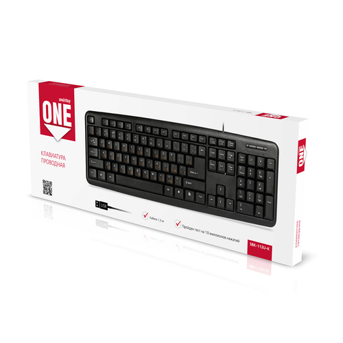 Клавиатура SmartBuy ONE 112 USB черная 62000₽