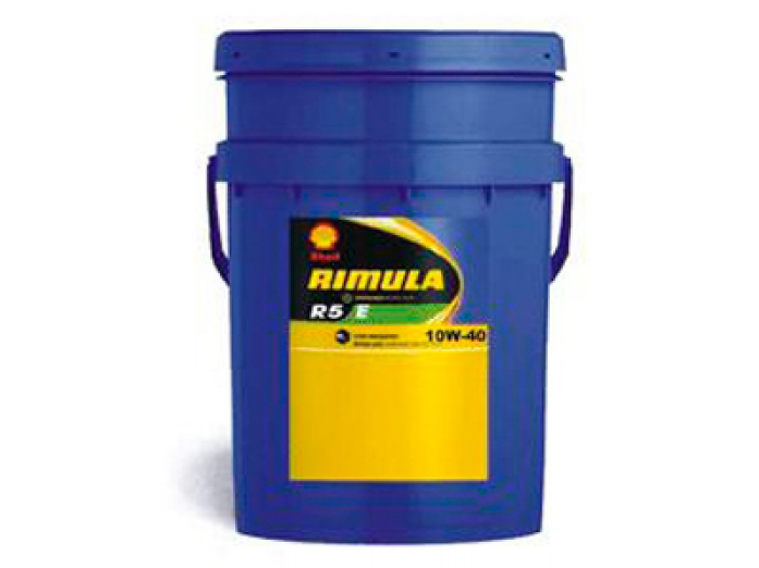 Масло моторное SHELL RIMULA R5 E 10w40 (CI-4) (20л) (ПолуСинтетика)
