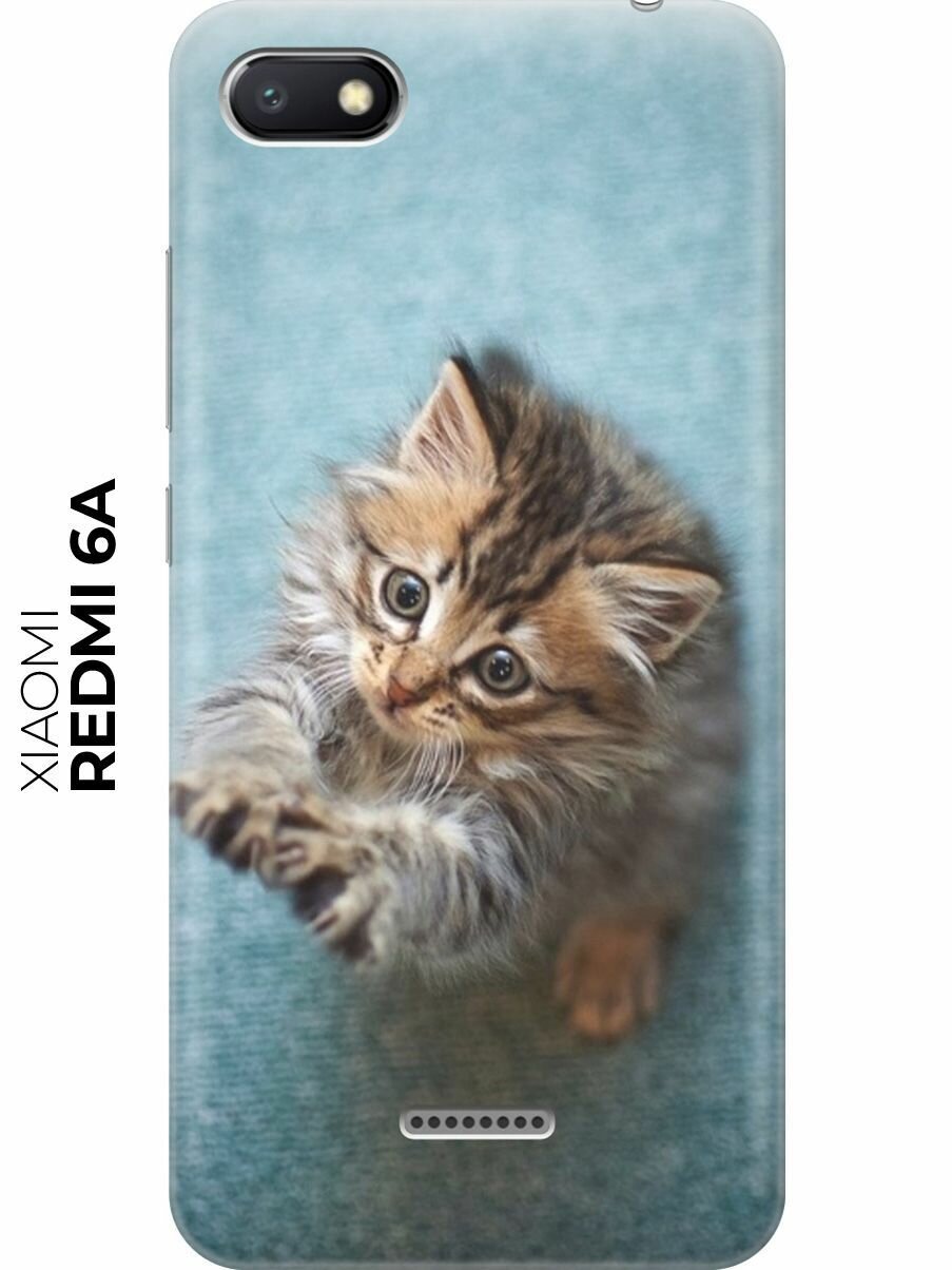 RE: PA Чехол - накладка ArtColor для Xiaomi Redmi 6A с принтом "Котёнок на голубом"