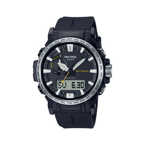 Наручные часы CASIO Pro Trek PRW-61-1A, черный