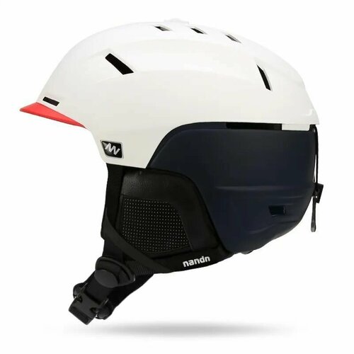 фото Шлем горнолыжный nandn nt728 white/black