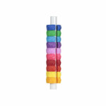 Маркеры для бокалов Kuchenland, 10 шт, 3 см, силикон, разноцветные - изображение