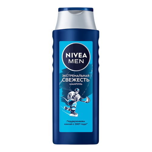 Nivea шампунь-уход Men Экстремальная свежесть с ментолом, 400 мл