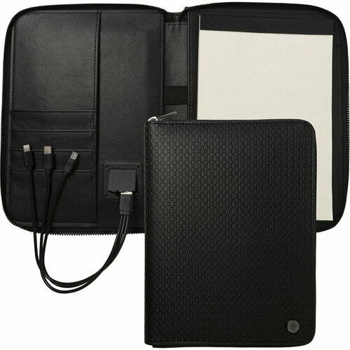 Папка формата А5 портативное зарядное устройство HUGO BOSS Epitome черный 2216500₽