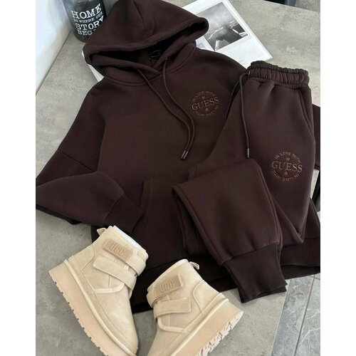 фото Костюм amore, размер 48, коричневый