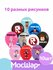 Набор воздушных шаров Roblox Роблокс 10 шт