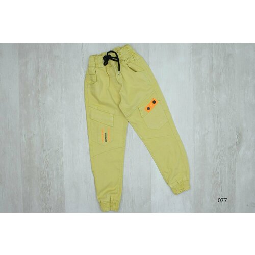 фото Брюки beren style, размер 3 года, желтый