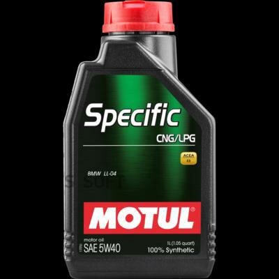 MOTUL 101717 MOTUL 5W40 (1L) SPECIFIC CNG/LPG масо моторное\ACEA C3 API SM/CF BMW LL-04(100% синт.)