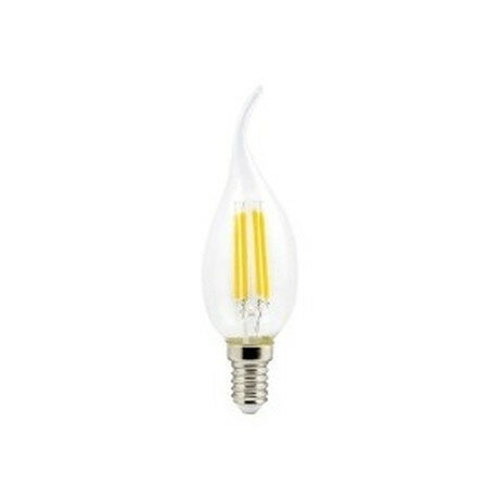 Светодиодная лампа Ecola candle LED Premium 7,0W 220V E14 2700K 360° filament прозр. нитевидная свеча на ветру 125х37 N4UW70ELC