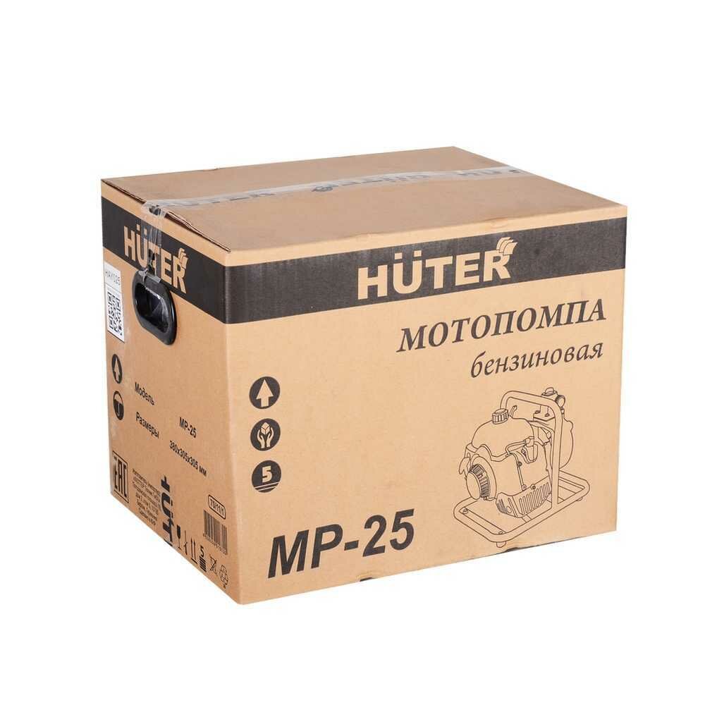 Мотопомпа бензиновая HUTER MP-25 70/11/1 - фотография № 10