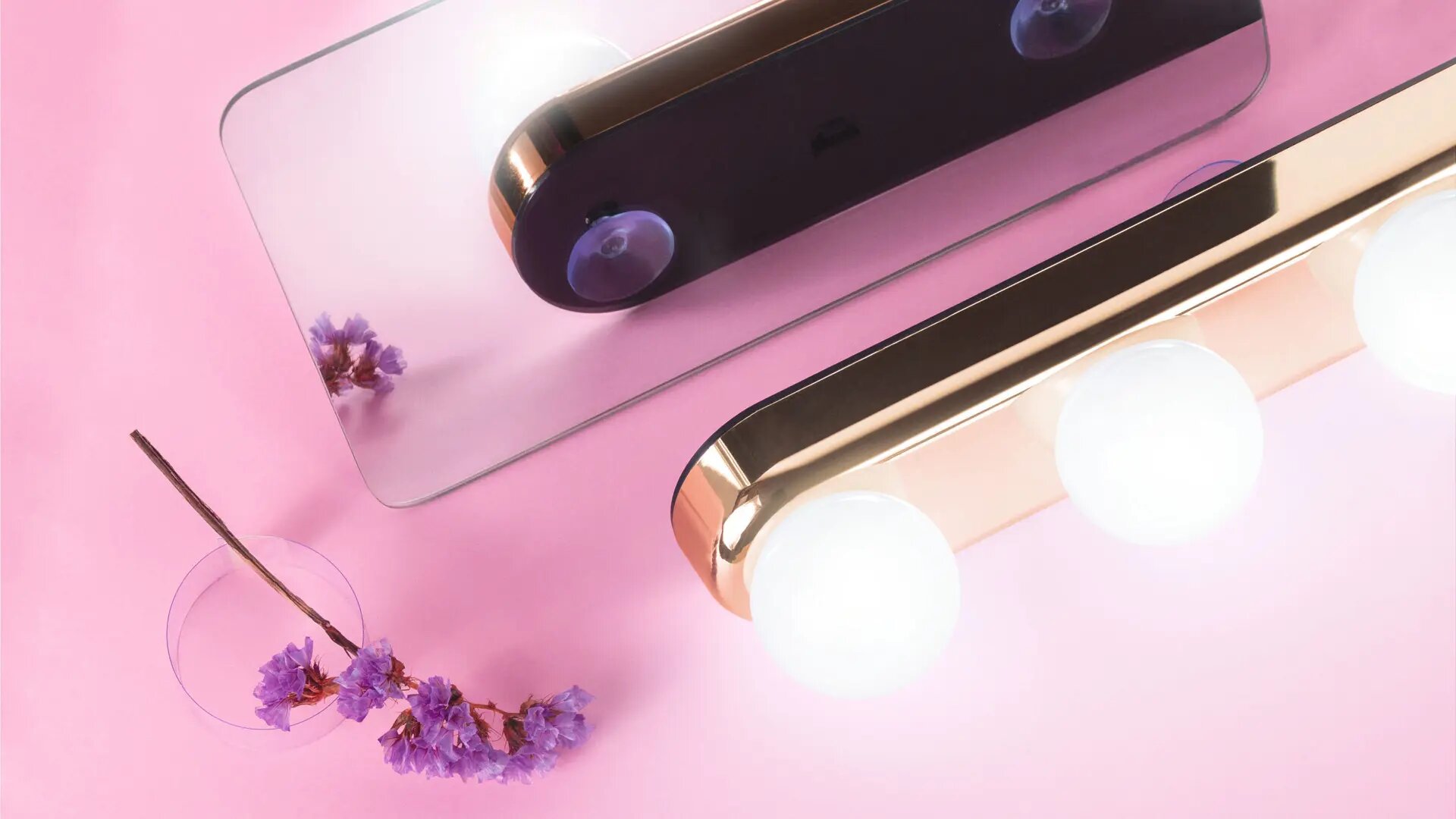 Портативный светодиодный светильник Rombica LED Beauty Gold - фотография № 8