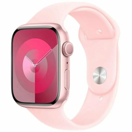 смарт часы apple watch series 9 gps aluminium case 41mm sport band midnight Смарт-часы Apple Watch Series 9 (GPS), Aluminium Case, 41mm, Sport Band, Pink