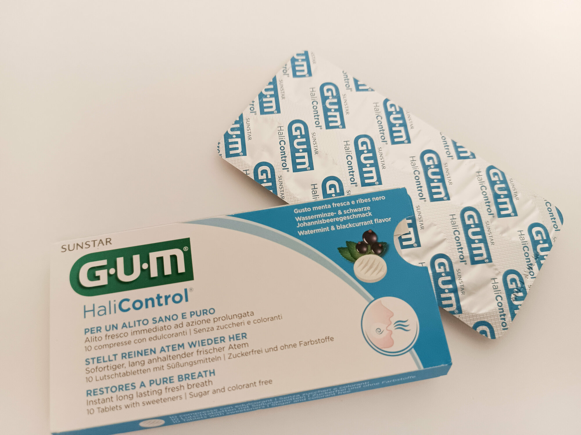 Таблетки для свежести дыхания GUM Halicontrol