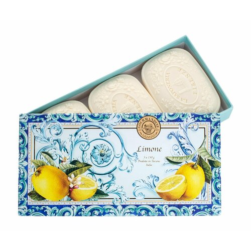 Набор натурального мыла с ароматом лимона / Gourmandise Savon Parfume Limone Set