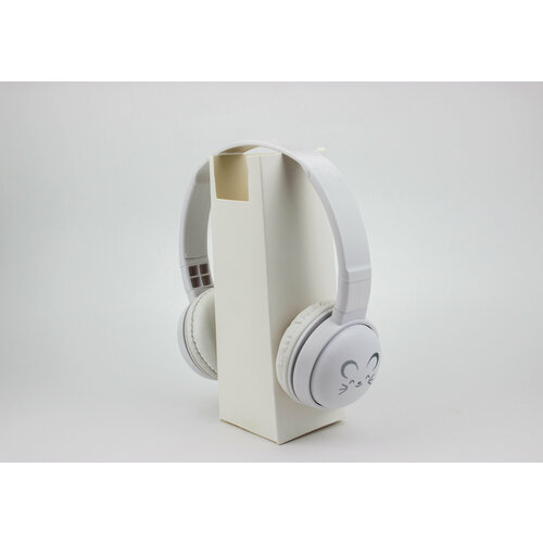 Наушники полноразмерные детские проводные с изображением Мышки белые для ПК для телефона с микрофоном для iPhone Android 499₽