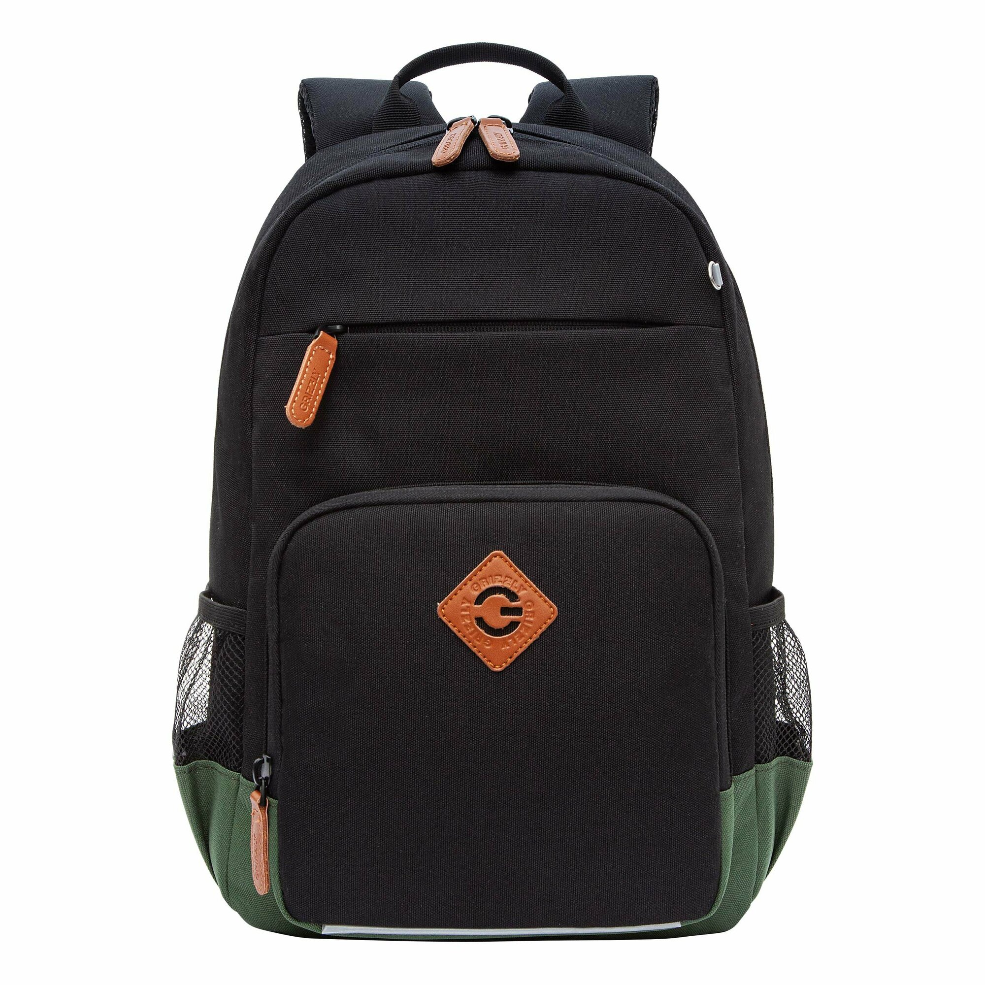 Рюкзак школьный GRIZZLY с карманом для ноутбука 13", анатомической спинкой, для мальчика RB-455-1/1