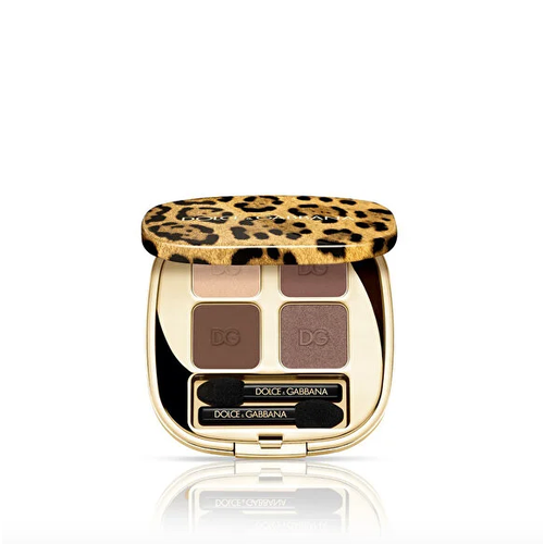 DOLCE & GABBANA Палетка теней Felineyes Intense Eyeshadow Quad, 2 Sweet Cocoa