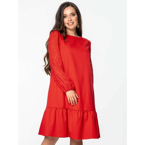 Платье With street, размер 52, красный