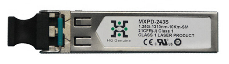 Трансивер MXPD-243S eSFP 1 25Gbps 1000Base-LX 1310nm 10km Single-Mode Pluggable miniGBIC LC