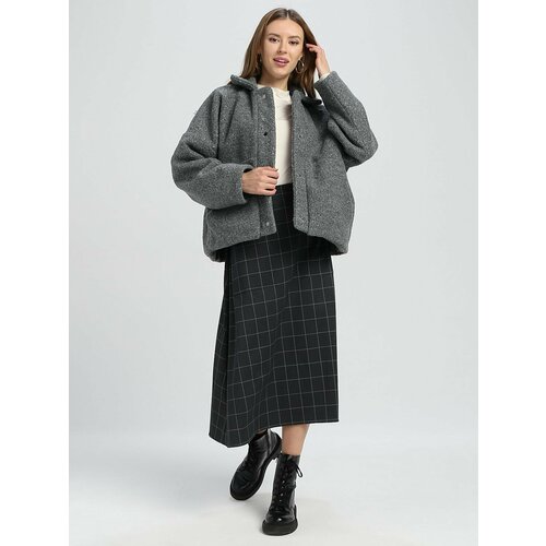 Юбка, размер L, серый