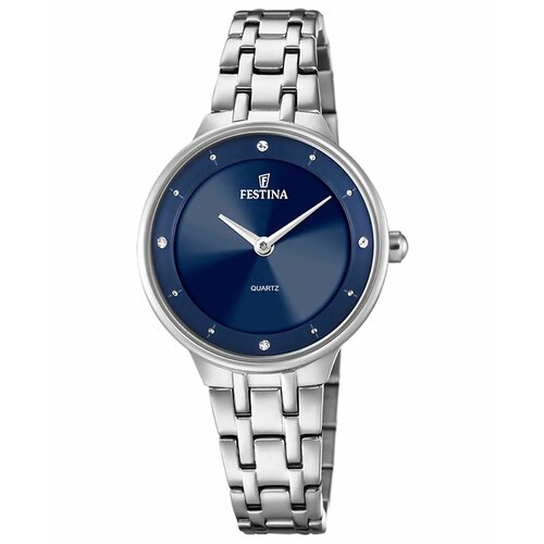 фото Наручные часы festina, серебряный, синий