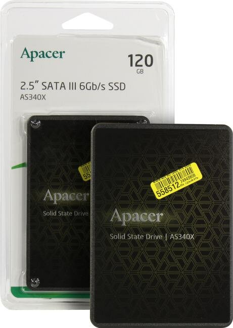 Накопитель SSD Apacer AS340 Panther 120Gb (AP120GAS340XC-1) - фото №16